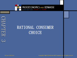 Chapter 03_Rational consumer choice