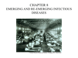 chapter 8 emerging and re-emerging infectious diseases