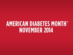 Type 2 diabetes - American Diabetes Association