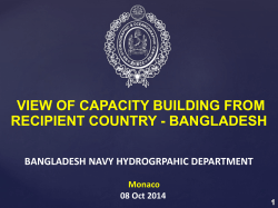 VIEW OF CAPACITY BUILDING FROM RECIPIENT COUNTRY