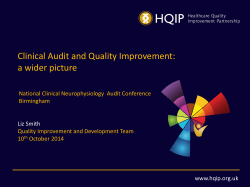 HQIP - The British Society for Clinical Neurophysiology