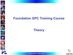 Basic GPC Theory