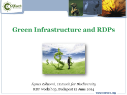 GI_RDP - CEEweb for Biodiversity