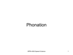 Slides: Phonation()