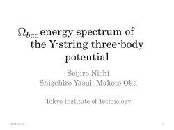 *bcc energy spectrum of the Y