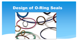 Design of O-rings for Sealing