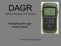 DAGR powerpoint