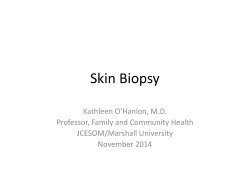 Skin Biopsy PPT