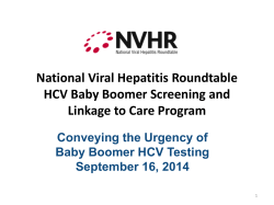 Slides - National Viral Hepatitis Roundtable