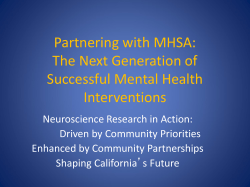 Behavioral Health Centers of Excellence Powerpoint