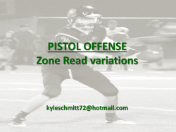 Pistol Zone Read Drills Focus