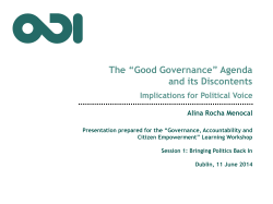the_good_governance_agenda_and_its_discontents