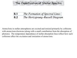 The Classification of Stellar Spectra