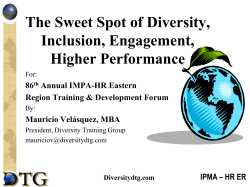 The Sweet Spot of Diversity, Inclusion, Engagement, Higher