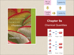 C9 Chemical Quantities