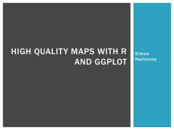 High Quality Maps with R and ggplot