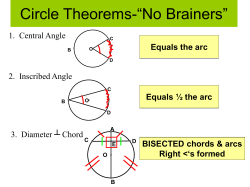 Circle Rules and Theorems You Need to Know