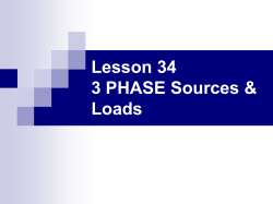 3 Phase Sources and Loads