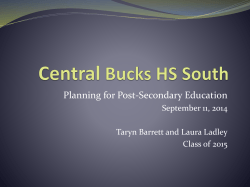 Central Bucks HS South - Central Bucks School District