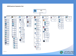 Corporate HSE Organisation 2014