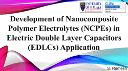 Development of Nanocomposite Polymer Electrolytes