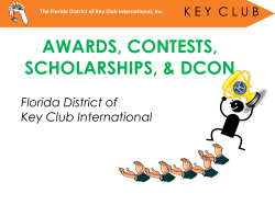 Awards, Contest, and Scholarships.