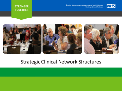 Attachment: Strategic Clinical networks GM and Lancs