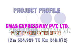 PROJECT PROFILE * DURGAPUR EXPRESSWAY (KM