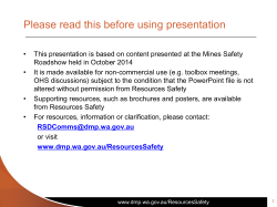 MS - Toolbox Presentation