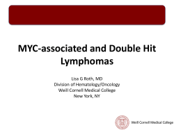 Dissecting follicular lymphoma: High vs. Low Risk