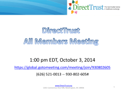 Powerpoint - DirectTrust