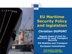 What is maritime security
