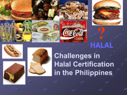 Challenges in halal Certifection