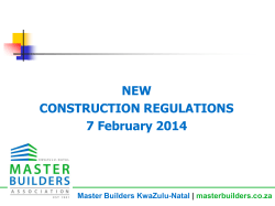 Construction Regulations Presentation