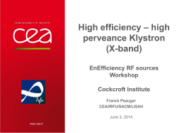 EnEfficient_RF_sources_High_efficiency_Klystron