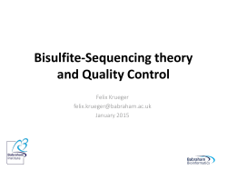 BS-Seq data processing lecture