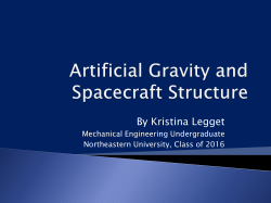 Artificial Gravity Presentation