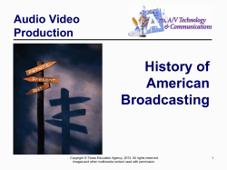 History of American Broadcasting