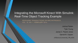 Integrating the Microsoft Kinect Wi...l