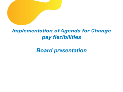 Board presentation slides * Performance Related