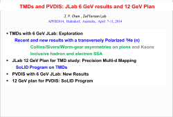 Jlab 6 Ge-V results and 12 GeV plan