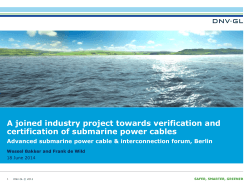 A joined industry project towards verification and certification