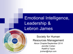 September Presentation for Emotional Intelligence