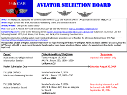 Flight School Selection Poster