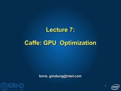 Lecture 7 CUDA