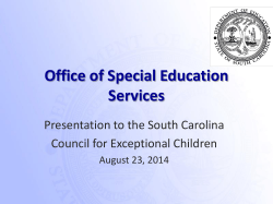 Office of Special Education Services (OSES)