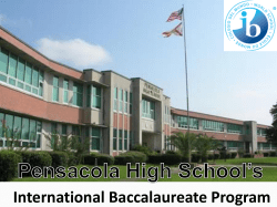 Recruitment Powerpoint - PHS International Baccalaureate