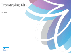 Prototyping Kit - SAP User Experience Community