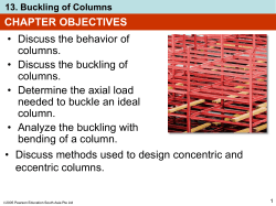 13. Buckling of Columns
