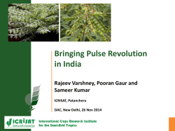 Bringing pulse revolution in India